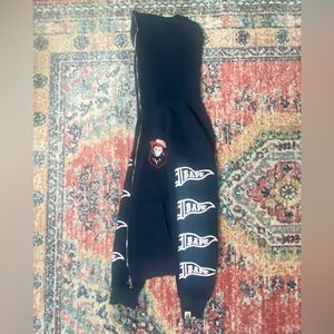 Bathing Ape Navy Blue Flag Hoodie